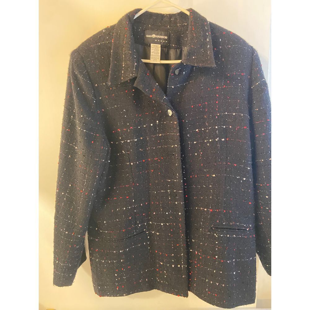 Sag Harbor Woman Tweed blazer 18w rn51735
